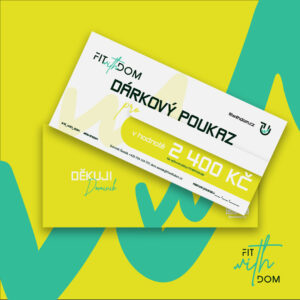 Dárkový poukaz 2 400 Kč