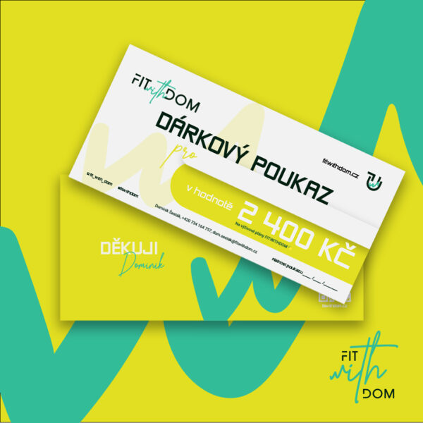 Dárkový poukaz 2 400 Kč